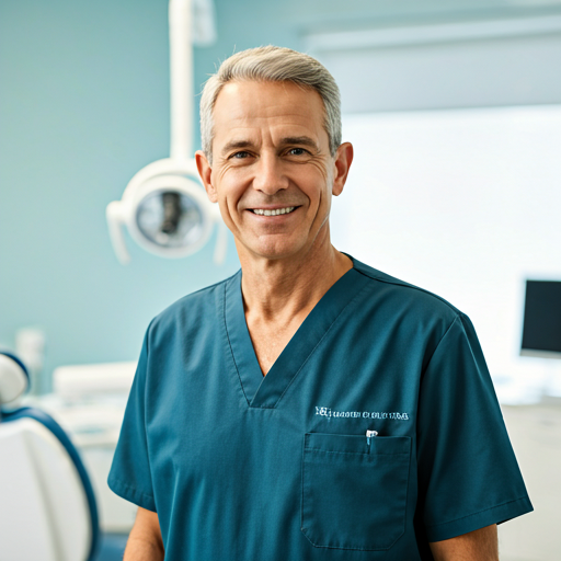 A professional portrait of Dr. Mohammed Jawad P, Chief Dental Surgeon.